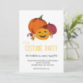 カボチャ語で招待状 招待状 (スタンド正面)