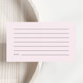 カボチャ語のアドバイスベビーガールシャワー エンクロージャーカード