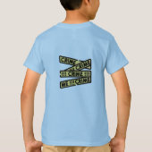 カボチャ警官：面白いハロウィーン Tシャツ (裏面)
