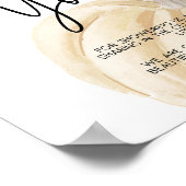 カボチャ赤ちゃんシャワーありがとうサイン ポスター (角)