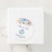 カボチャ赤ちゃんシャワーありがとう フェイバータグ (インサイチュ)