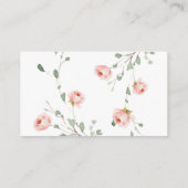 カボチャ赤ちゃんシャワーおむつラッフルチケット エンクロージャーカード (裏面)