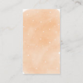 カボチャ赤ちゃんシャワーおむつラッフル エンクロージャーカード (裏面)