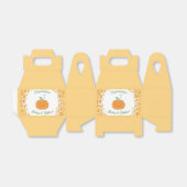 カボチャ赤ちゃんシャワーかわいい秋ありがとう フェイバーボックス (折り畳みなし)