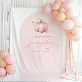 カボチャ赤ちゃんシャワーアーチバックドランドタペストリー タペストリー