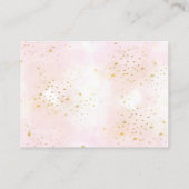 カボチャ赤ちゃんシャワーゲームおむつラッフルリクエスト エンクロージャーカード (裏面)