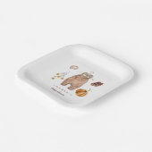 カボチャ赤ちゃんシャワーデコル ペーパープレート (傾斜あり)