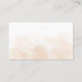 カボチャ赤ちゃんシャワーフローラおむつラッフルカード 名刺 (裏面)