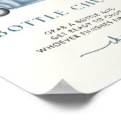 カボチャ赤ちゃんシャワーボトルチャグゲームサイン ポスター (角)