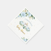 カボチャ赤ちゃんシャワーボーイ秋カボチャ スタンダードカクテルナプキン (角)