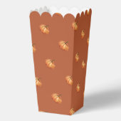 カボチャ赤ちゃんシャワーポップコーン フェイバーボックス (裏面)