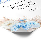 カボチャ赤ちゃんシャワーミモサバーポスター ポスター (角)