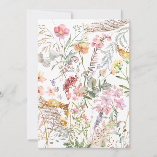 カボチャ赤ちゃんシャワー招待状、ピンクカボチャ招待状 招待状 (裏面)