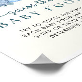 カボチャ赤ちゃんシャワー推測ベビー食べ物ゲームサイン ポスター (角)