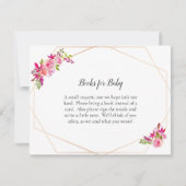 カボチャ赤ちゃんシャワー本ベビーフローラ 招待状 (正面)