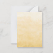 カボチャ赤ちゃんシャワー水カラー薄紫ピンクローズ ノートカード (裏面)