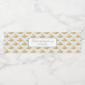 カボチャ赤ちゃんシャワー水ボトルラベル ペットボトルラベル (シングルラベル)