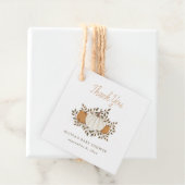 カボチャ赤ちゃん素朴シャワーオレンジ フェイバータグ (インサイチュ)