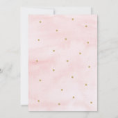 カボチャ赤面フローラベビーシャワー 招待状 (裏面)