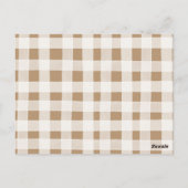 カボチャ農場動物トラクターブックスベビー ポストカード (裏面)