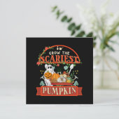 カボチャ農家のハロウィン 招待状 (スタンド正面)