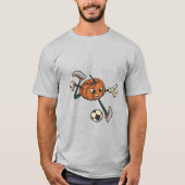 カボチャ遊のサッカー Tシャツ (正面)