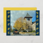 カボチャ配送紅葉葉書 ポストカード (正面/裏面)