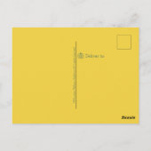 カボチャ配送紅葉葉書 ポストカード (裏面)