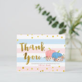 カボチャ金ゴールドサンキューカード サンキューカード (スタンド正面)