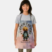 カボチャ頭不気味かかし彫刻パーティーBl C6 エプロン (インサイチュ)