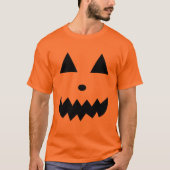 カボチャ顔ハロウィン Tシャツ (正面)