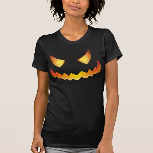 カボチャ顔ハロウィーン… Tシャツ (正面)