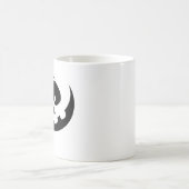 カボチャ顔刺繍 コーヒーマグカップ (中央)