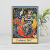 カボチャ飛んでいるンウィッチハローウィンパーティ 招待状 (スタンド正面)