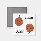 カボチャ食洗機磁石のカスタマイズ背景 マグネット (正面/裏面)