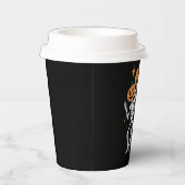 カボチャ骨格ハロウィンカボチャ不気味シーズン 紙コップ (右)