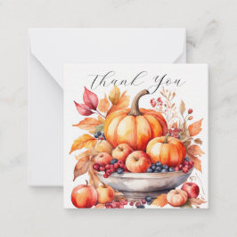 カボチャ魅力的ンサンキュー ノートカード