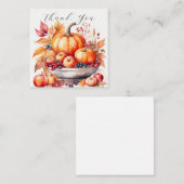 カボチャ魅力的ンサンキュー ノートカード (正面/裏面)