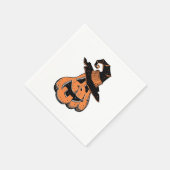 カボチャ魔女ドードル スタンダードカクテルナプキン (角)