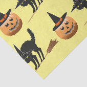 カボチャ魔女，黒猫の魔女ハロウィーン 薄葉紙 (詳細)