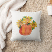 カボチャ黄色ひまわり クッション (ブランケット)