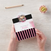 カボチャ黒ピンクフローラトラック赤ちゃんシャワーゲーム