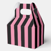 カボチャ黒ピンクフローラトラック赤ちゃんシャワー フェイバーボックス (裏面)