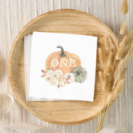 カボチャ1歳の誕生日 スタンダードランチョンナプキン