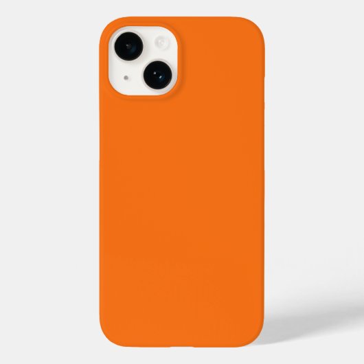 カボチャ16進コードFF7518 Case-Mate iPhoneケース (裏面)