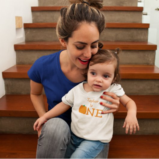 カボチャ1st誕生日ベビーTシャツ ベビーTシャツ