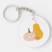 カボチャ2個 キーホルダー (正面)