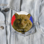 カボチャ2024年選挙キャンペーンのピンバックボタン 缶バッジ (インサイチュ)