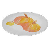 カボチャ3個 カッティングボード (角)