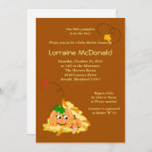 カボチャ5x7秋秋ベビーシャワー招待状 招待状 (正面/裏面)